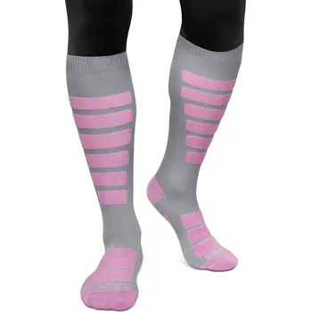 Pánské ponožky SIROKO Snowboardové ponožky Aoraki Powder Šedá ŠEDÁ