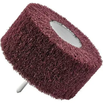 TIVOLY - Brusný pěnový kotouč pro vrtačku - Extrudovaný nylon + korundová zrna - Zrno 80 - Čištění