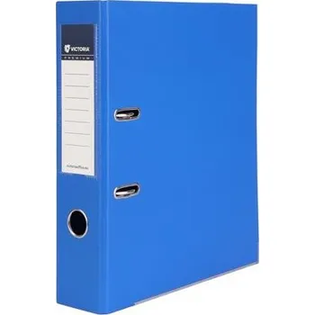 Pákový pořadač "Premium", královská modrá, 75 mm, A4,spodní kování,VICTORIA