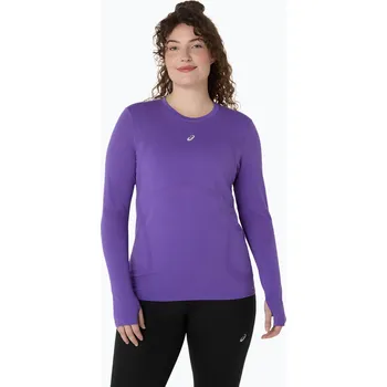 Dámské oblečení Dámské běžecké tričko Longsleeve ASICS Road Seamless LS edo purple