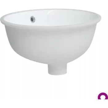 Umyvadlo Umyvadlo zápustné do desky oválné VidaXL bílé