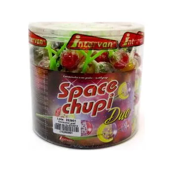 Bonbon CZ distribuce VIDAL Space chupi galactico duo lízátko 150 x 9,5 g