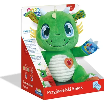 plyšák Plyšová Hračka Clementoni zelená látková se zvukem a světlem