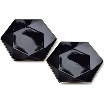 Stolování Dezertní talíř Affek Design Ralph Black 24 cm