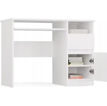 Obdélníkový psací stůl TopEshop 98,5 x 51 x 75,5 cm bílý