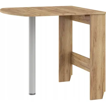 Jídelní stůl Rozkládací stolek HOMI MINI 6 craft zlatý 17-81 cm