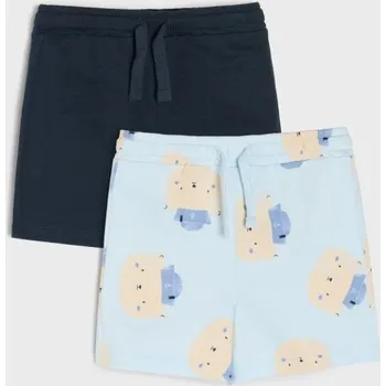 Dětská móda Sinsay - Sada 2 kraťas - modrá - 184DG-05X - 184DG-05X-80