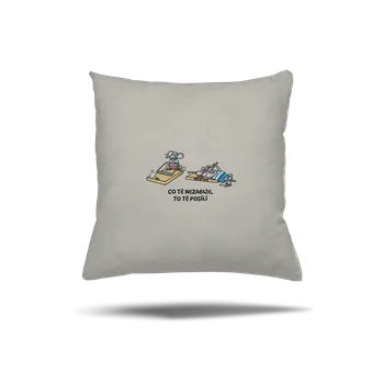 Polštář Bastard Co tě nezabije polštář Stracciatella