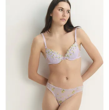 Dámské spodní prádlo Reserved - Síťované tanga 3 ks - hroznová - 207CO-48X - 207CO-48X-M