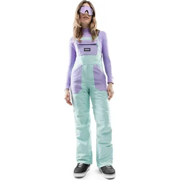 Snowboardové kalhoty SIROKO Dámské snowboardové kalhoty s kšandami B1-W Lenk Zelená XL ZELENÁ