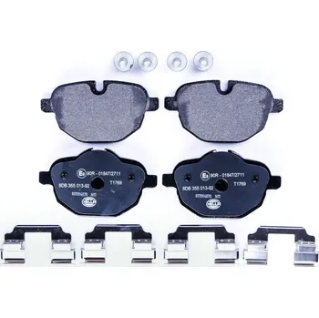 Brzdová destička Sada brzdových destiček, kotoučová brzda HELLA 8DB 355 013-921