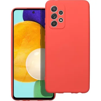 Pouzdro na mobilní telefon OEM Pouzdro Forcell SILICONE LITE SAMSUNG Galaxy A52 / A52 5G růžové