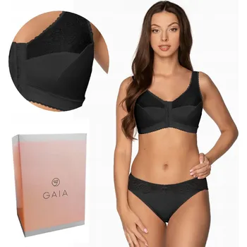 Podprsenka Gaia podprsenka měkká černá velikost 105G