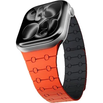 Epico Magnetic+ Silicone na Apple Watch SE (40mm)/Series 1-9 (38/40/41mm) 10-11 (42mm) (63318101800003) oranžový