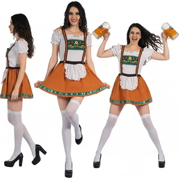 Karnevalový kostým Kostým pro dospělé Godan šaty bavorské Oktoberfest vel. S
