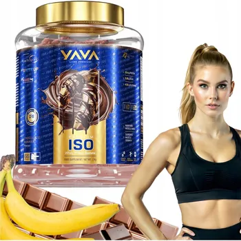 Protein Yava Labs Premium ISO – 2 kg Proteinový Izolát Izolát Čokoláda Banán