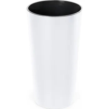 Květináč Květináč Lilia 190 Lamela Bílý lak + vložka