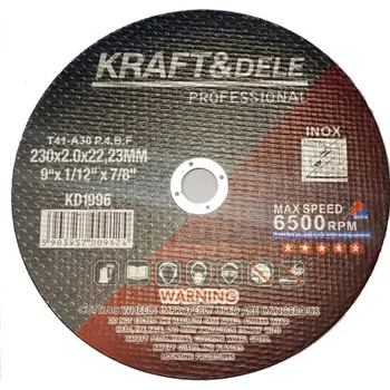 Řezný kotouč Sada kovových kotoučů 2, 5 kusů 230x2,0x22,23 mm Kraft&Dele