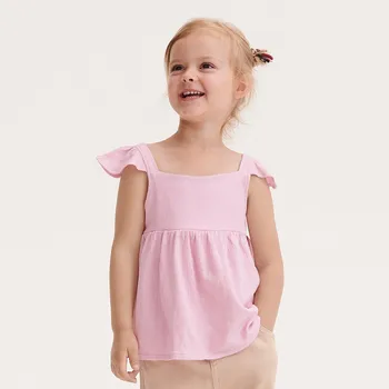 Dětská móda Reserved - Volánová halenka - růžová - 4160S-30X - 4160S-30X-86