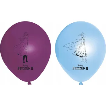 Gumové balónky 28 cm s potiskem Frozen 2, 8 ks