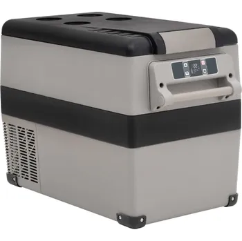 vidaXL Chladicí box s rukojetí černý a bílý 55 l PP a PE [51789]