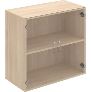 Policová skříň D 2 80 02 – Skříň policová dvéřová 74 × 80 cm - Čiré , Akát , USN – Hobis