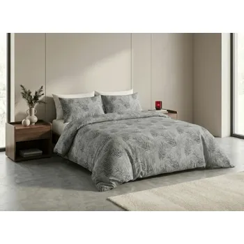 Bavlněné povlečení FLOERIUM šedé Rozměr povlečení: 70 x 90 cm | 140 x 200 cm