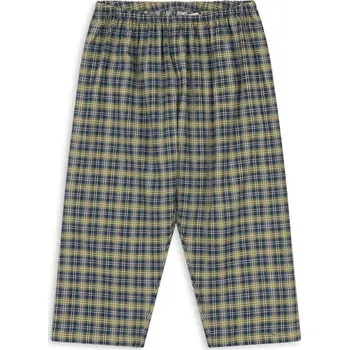 Chlapecké kalhoty Dětské bavlněné kalhoty Konges Sløjd TERRE PANTS GOTS KS104013.9BYA tyrkysová 69X, vel. 98