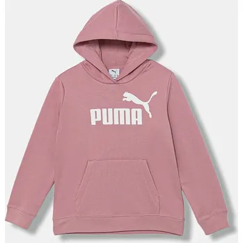 Chlapecká mikina Dětská mikina Puma ESS No. 1 Logo Hoodie FL G 684896 růžová 30X, vel. 164