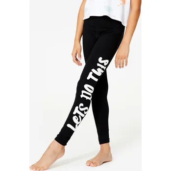 Dámské legíny DOMYOS Dětské taneční legíny s vyšším pasem 5-6 LET