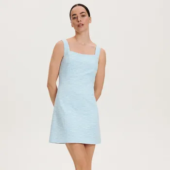 Dámské šaty Reserved - Mini šaty - bleděmodrá - 3942T-05X - 3942T-05X-XL