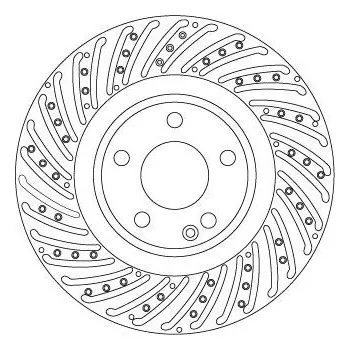 Brzdový kotouč Brzdový kotouč LUCAS DF6633S