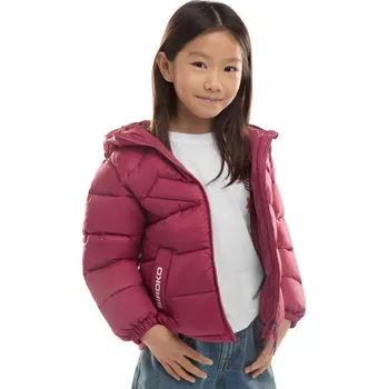 Dívčí oblečení SIROKO Dívčí prošívaná bunda Berry-G 9 LET KAŠTANOVÁ|ČERVENÁ