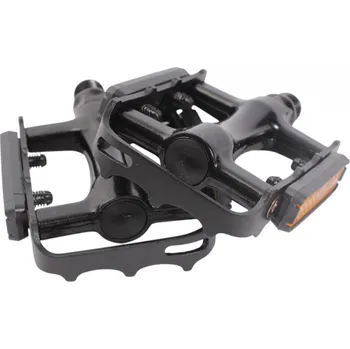 Pedál na kolo KHEBIKES Hliníkové pedály na MTB Prism 9/16 palců ČERNÁ