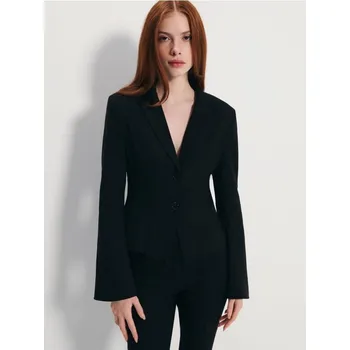 Dámská móda Jednořadý blejzr - XL - House - černá - 680IP-99X