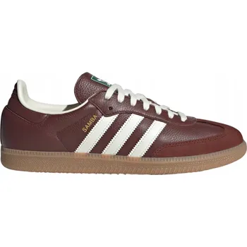 Dámské tenisky Unisex boty Adidas Samba OG JR0892 hnědé kožené streetwear retro 39 1/3