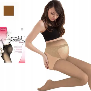 Dámské punčochy Těhotenské Punčocháče Gatta Protect 20 DEN 4 L Daino