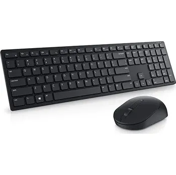 Dell Pro Keyboard and Mouse - KM5221W - US International (QWERTY) - Black KM5221WBKB-INT