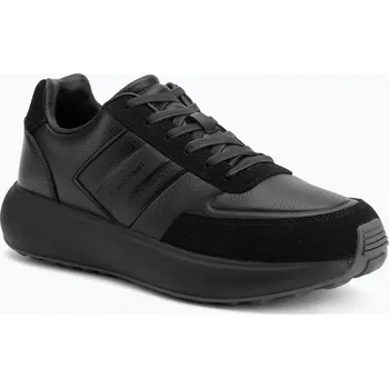 Pánská móda Pánské boty Calvin Klein HM0HM02033 City Runner Laceup Tape Leather triple black