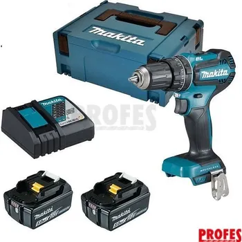 Makita DDF485RTJ bezuhlíkový šroubovák Li-ion LXT 18V/2x5,0 Ah,Makpac