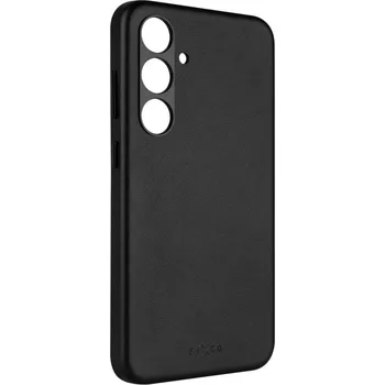 Pouzdro na mobilní telefon Kožený zadní kryt FIXED MagLeather s podporou MagSafe pro Samsung Galaxy S24+, černý