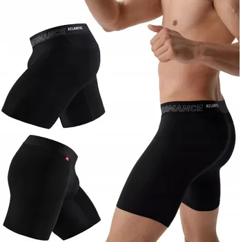 Boxerky Spodní Prádlo Boxerky Atlantic , černé, velikost M