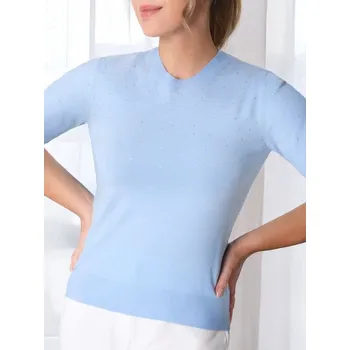 Sinsay - Svetrová halenka - modrá - 652AL-05J - 652AL-05J-S