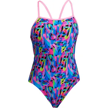 Dámské plavky Funkita Funk and Blues Single Strap One Piece XS - UK30