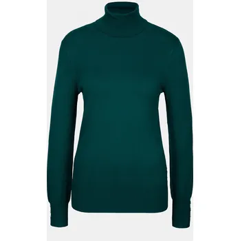 Dámský svetr Petrolejový rolák ORSAY Orsay zelená 3508627