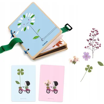 kreativní sada Udělej si sám Djeco - Herbář s ozdobnými kartami