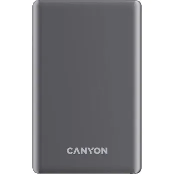 Powerbanka Indukční powerbanka CANYON OnPower 51 10000 mAh 20W Grafitová