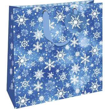 Dárková taška Nekupto Dárková taška ULIL - Sněhové vločky v130159