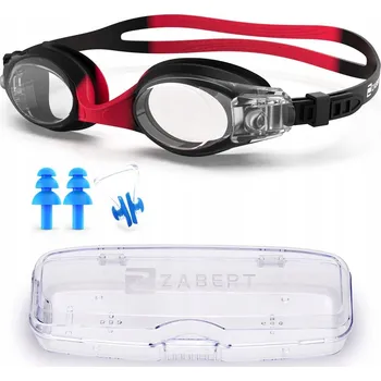 Plavecké brýle ZABERT Plavecké brýle pro děti K1, černo-červené