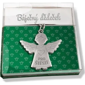 Nekupto Dárková klíčenka Anděl - Báječný dědeček 6970035